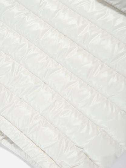 Moncler Enfant Boys Down Padded Dorcas Gilet in ivory