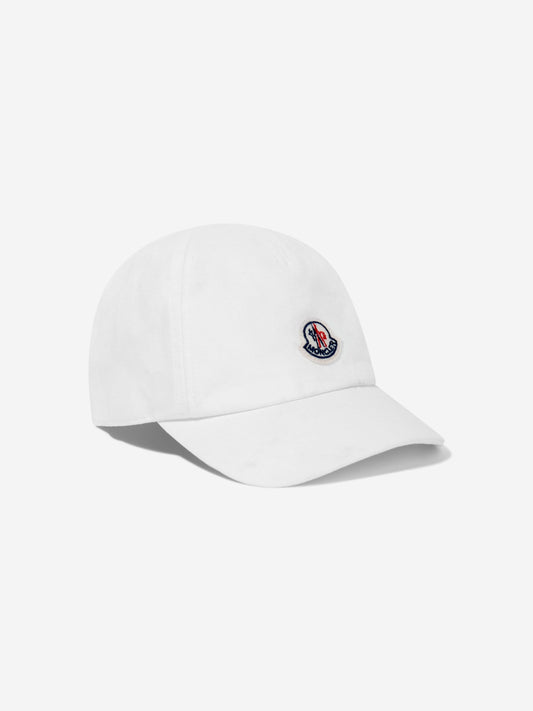 Moncler Enfant Baby Boys Logo Cap in White
