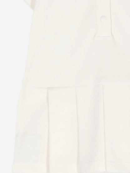 Moncler Enfant Baby Girls Polo Dress in Ivory
