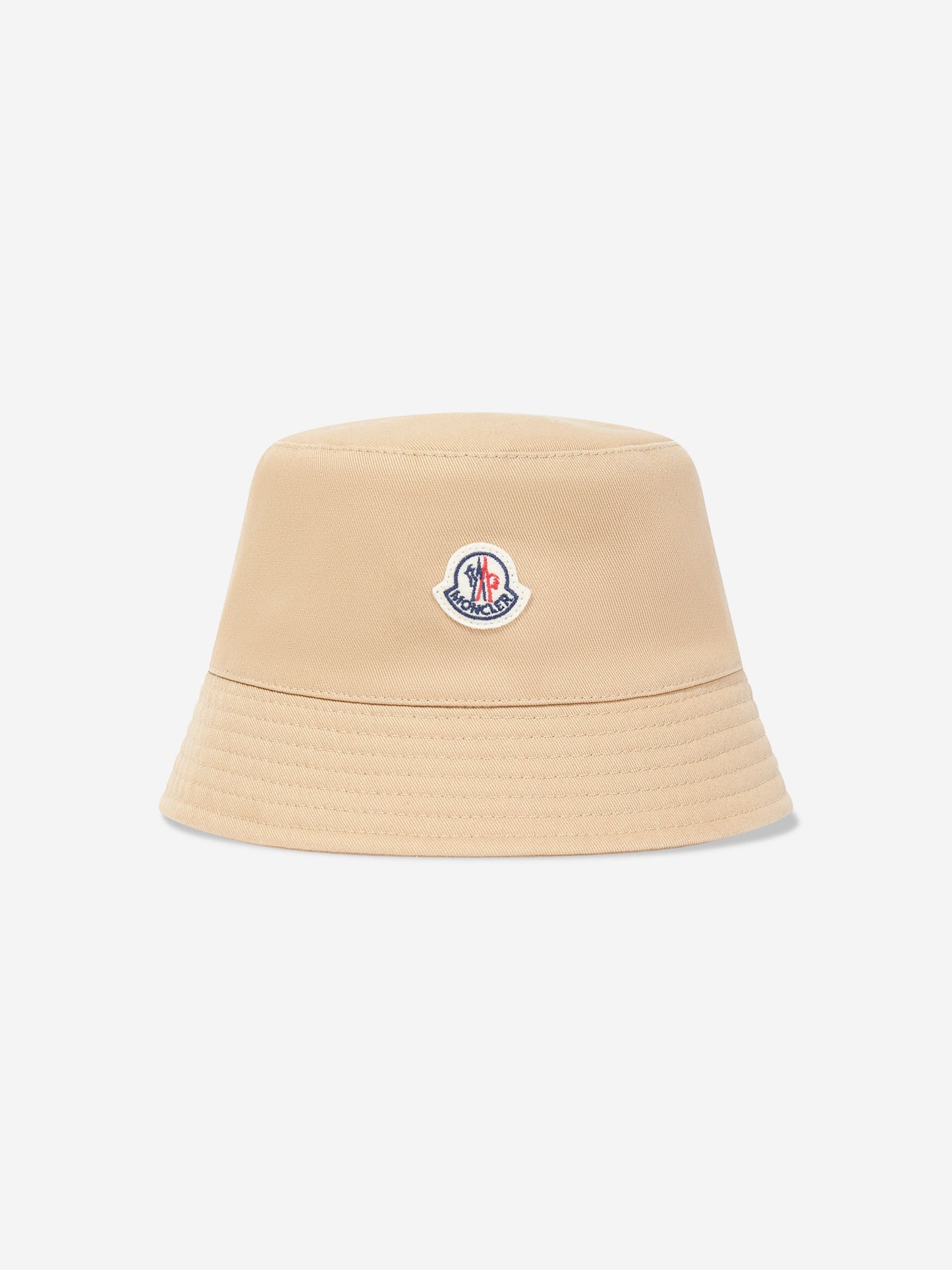 Moncler Enfant Girls Logo Bucket Hat in Beige