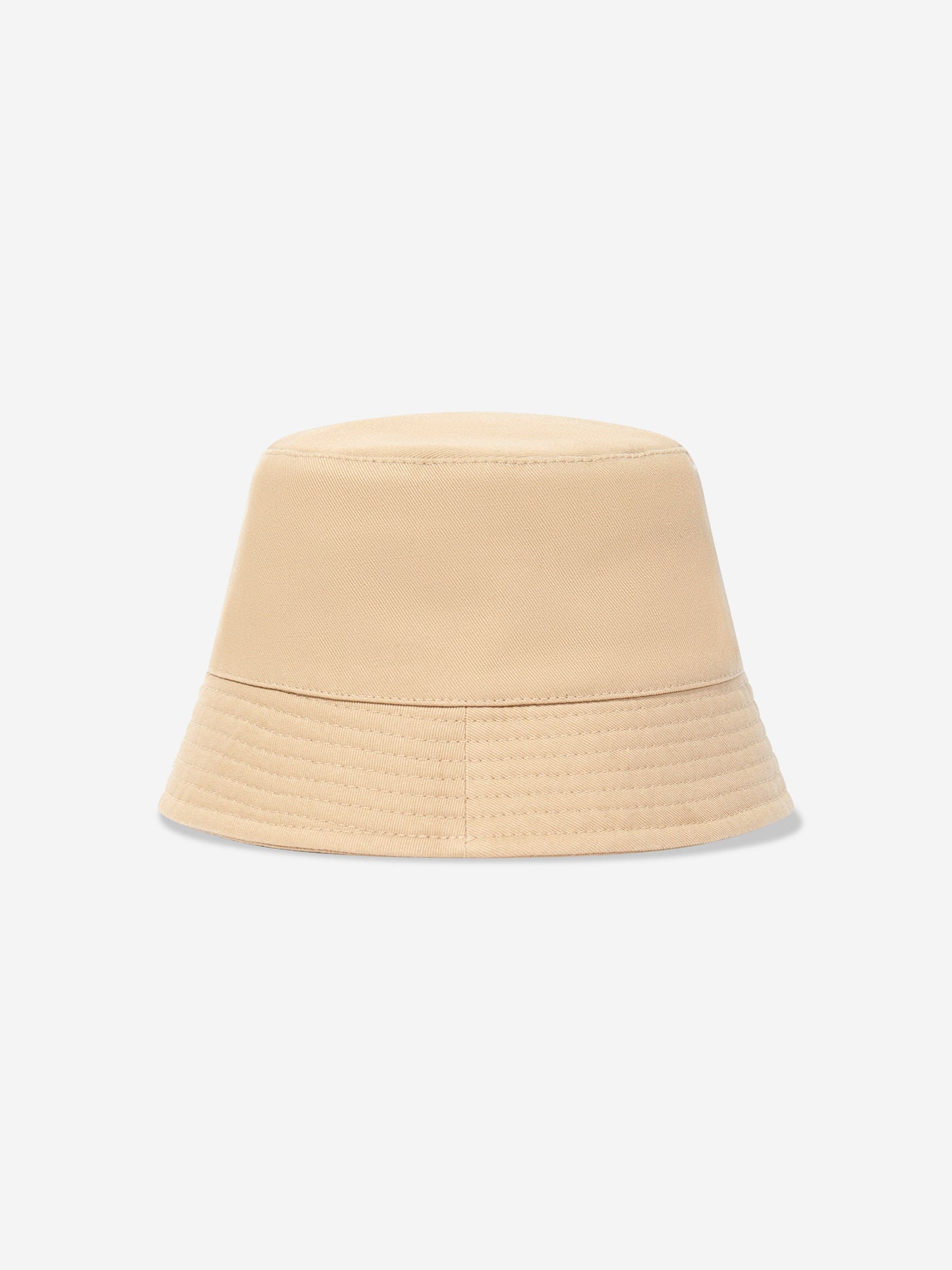 Moncler Enfant Girls Logo Bucket Hat in Beige
