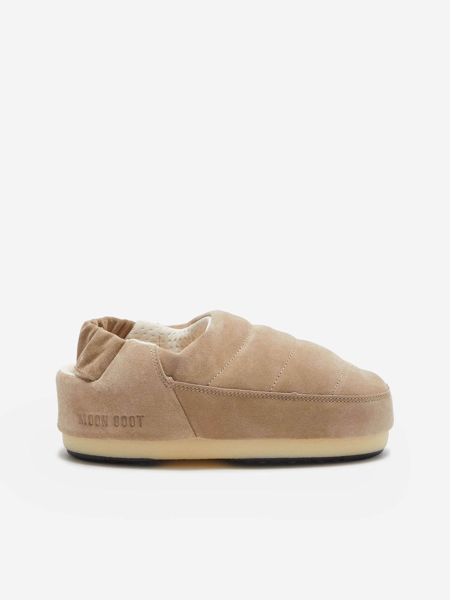 Moon Boot Kids Suede Sandals in Beige