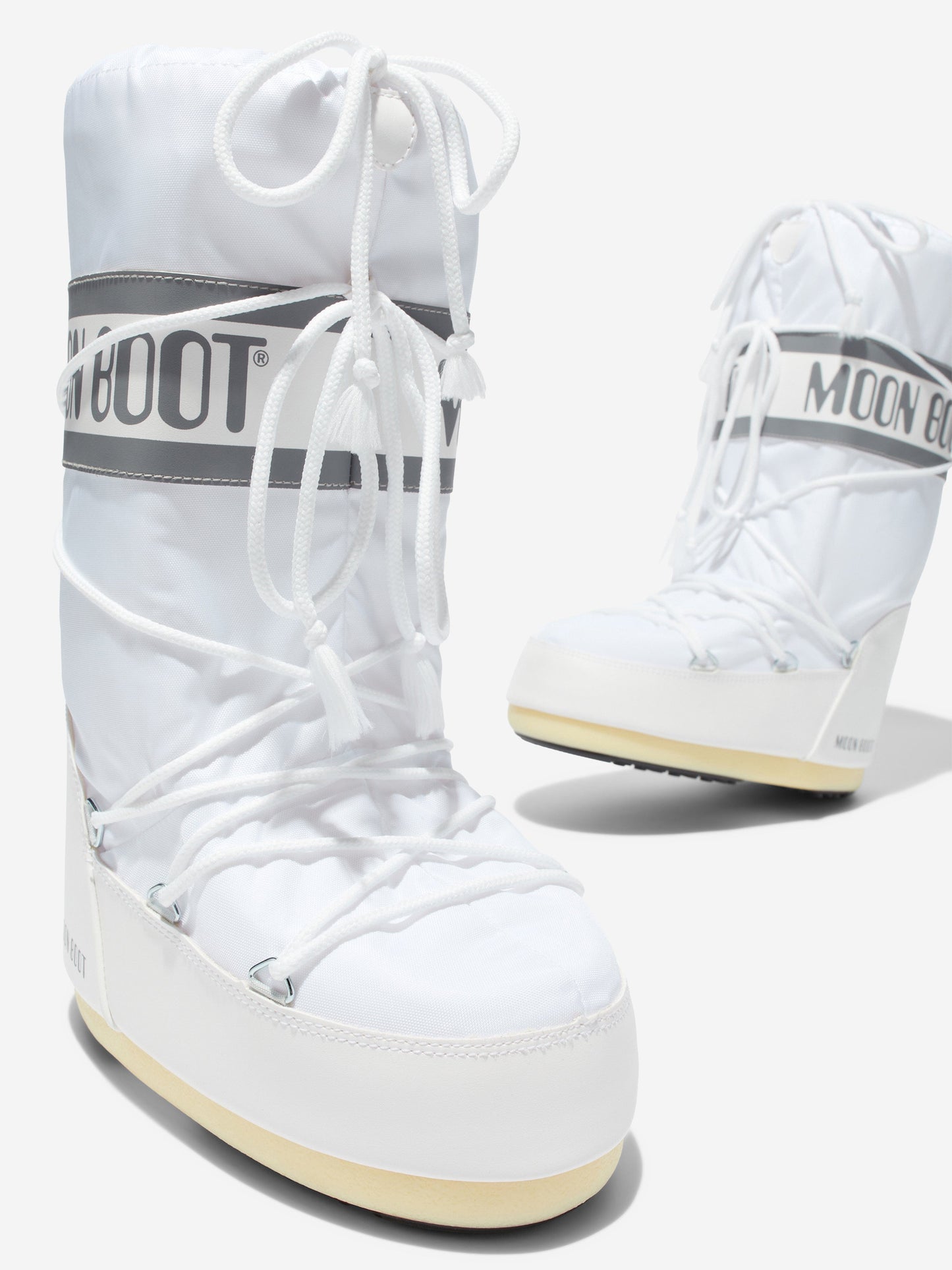 Moon Boot Kids Icon Boots in White