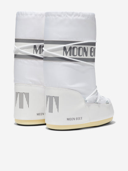 Moon Boot Kids Icon Boots in White
