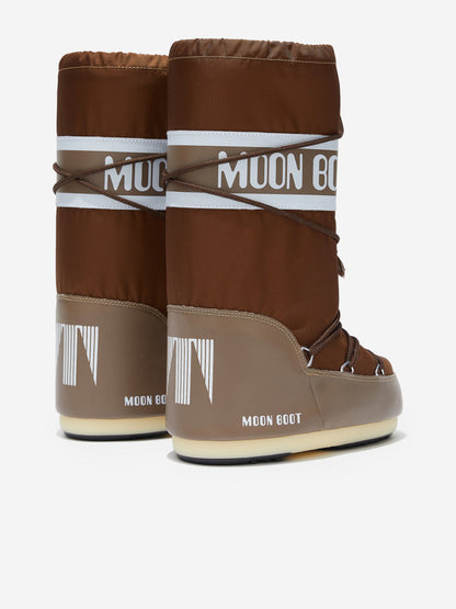 Moon Boot Kids Icon Boots in Brown
