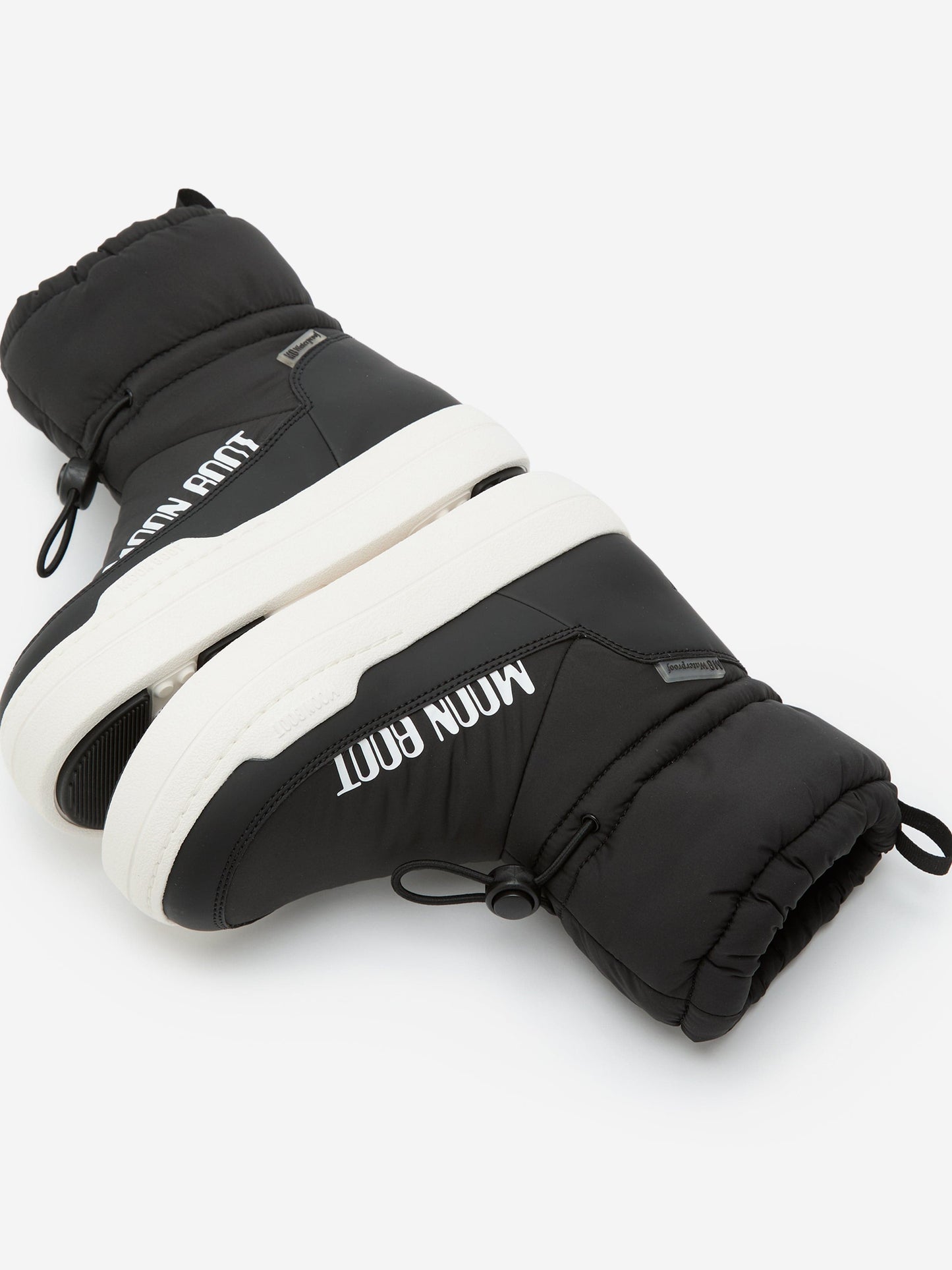 Moon Boot Kids JR Park Tube Mid WP Boots in Black