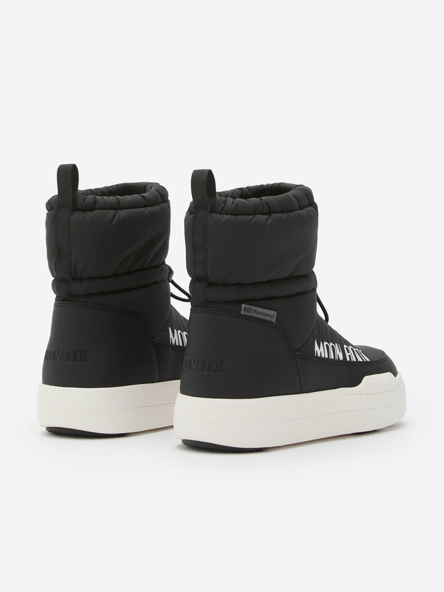 Moon Boot Kids JR Park Tube Mid WP Boots in Black