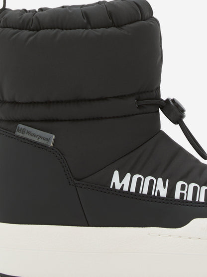 Moon Boot Kids JR Park Tube Mid WP Boots in Black