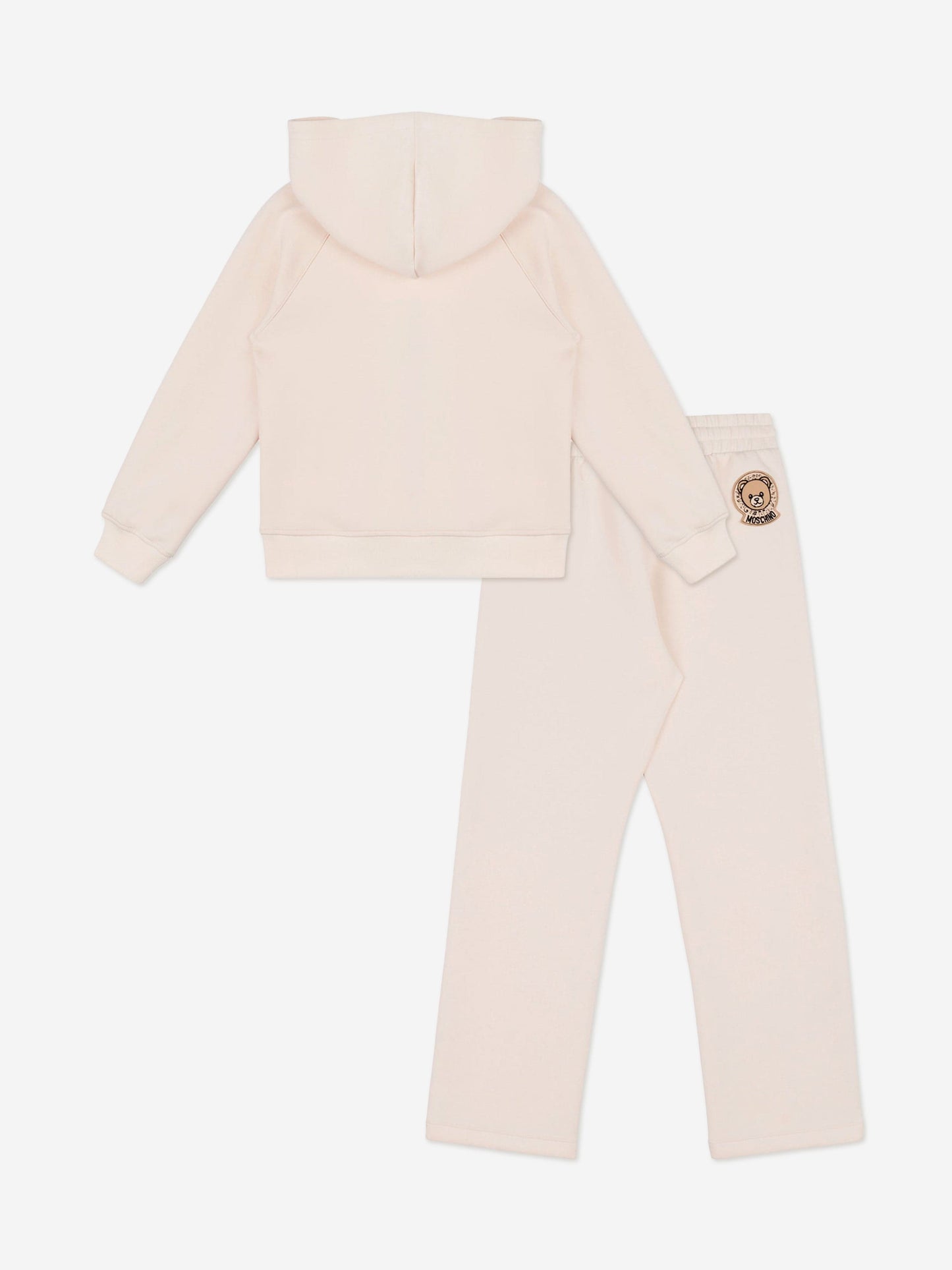 Moschino Kids Bear Logo Tracksuit in Ivory