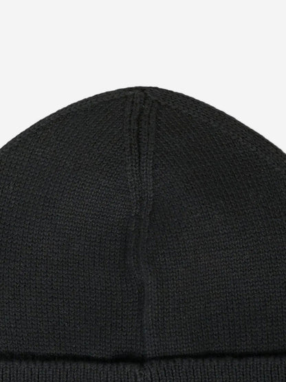 Moschino Kids Logo Beanie Hat in Black