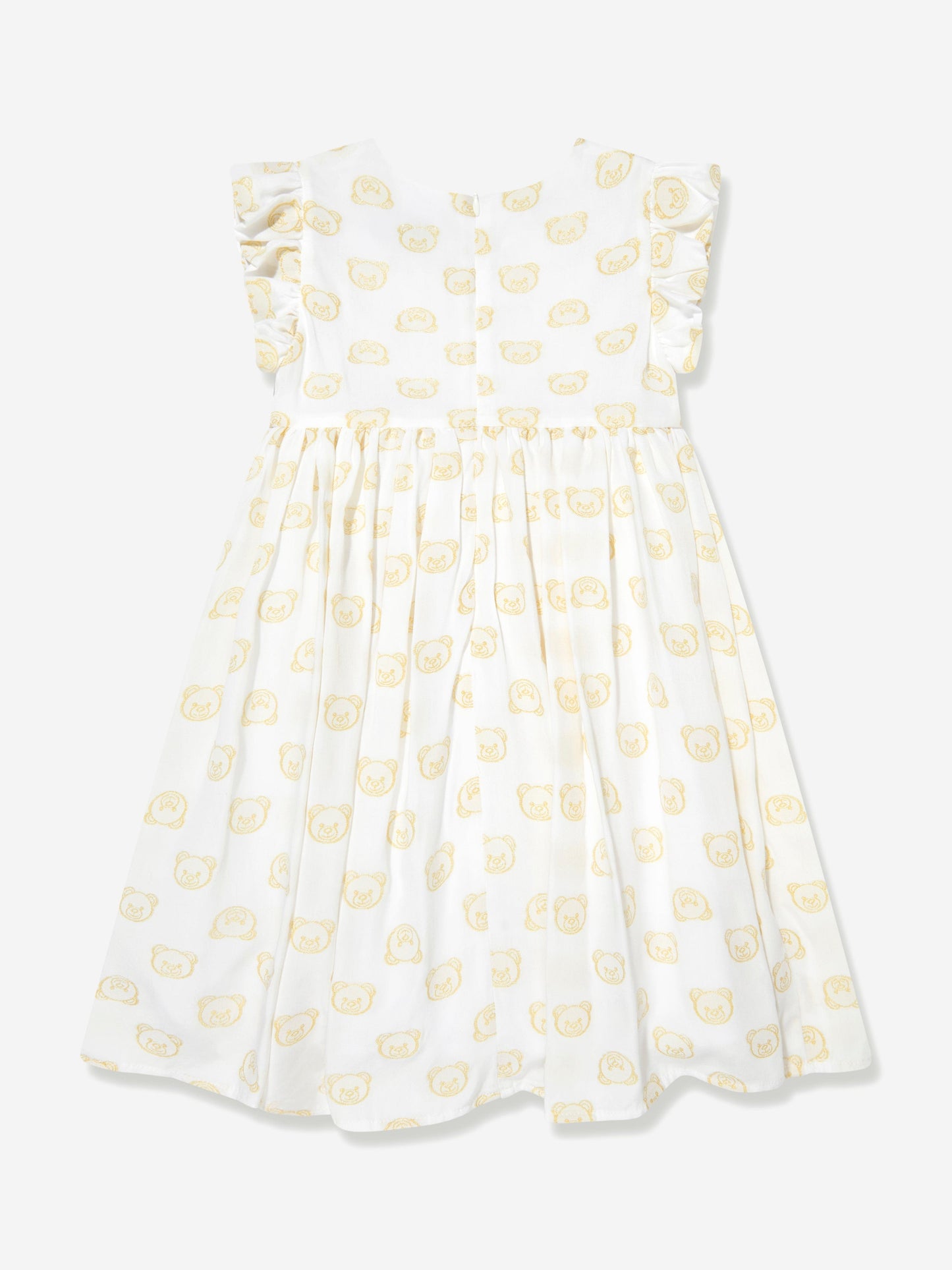 Moschino Girls Teddy Head Dress in Yellow