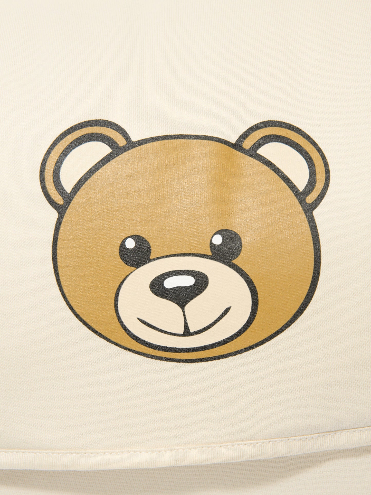 Moschino Baby Teddy Bear Logo Changing Bag in Beige (39cm)