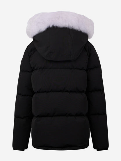 Moose Knuckles Kids 3Q Down Padded Puffer Jacket in Black