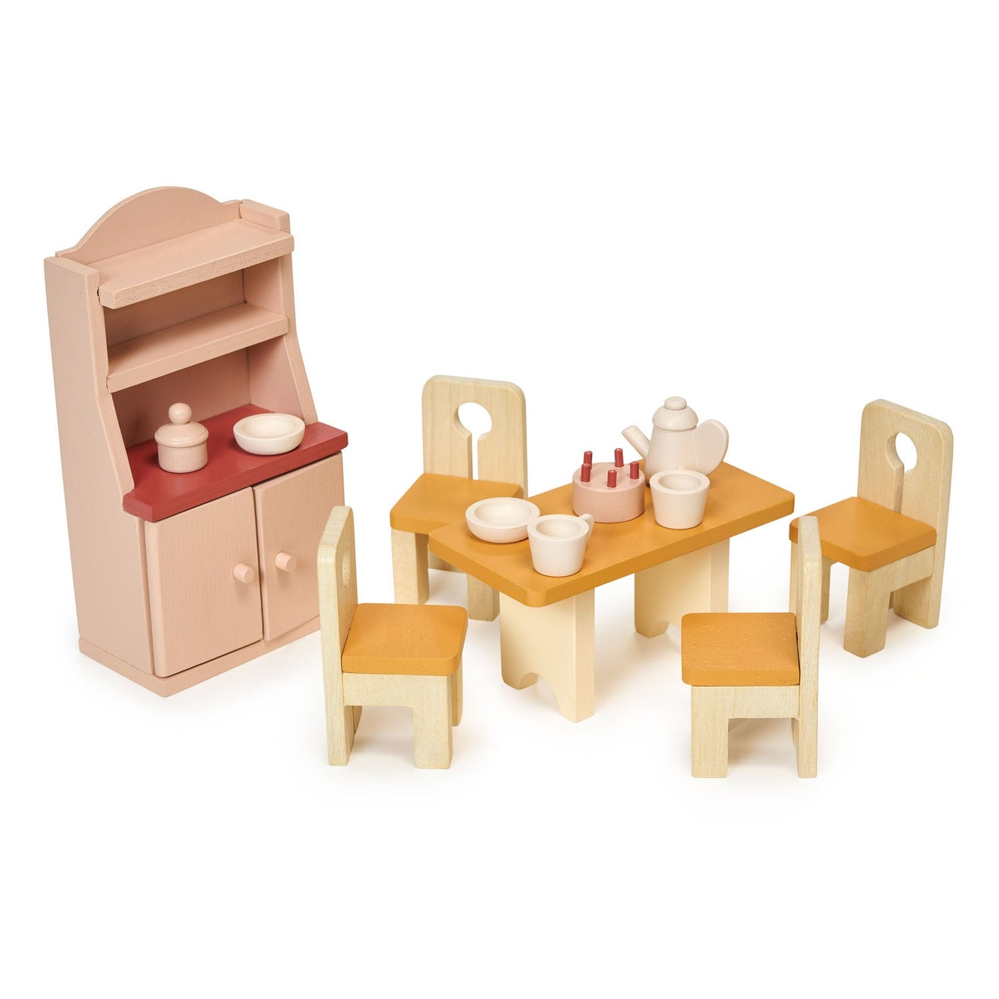 Mentari Dolls House Furniture Bundle Set of 6 (MT7621 Sittingroom, MT7622 Dining Room, MT7623 Kitchen, MT7624 Bathroom, MT7625 Bedroom, MT7626 Playroom)