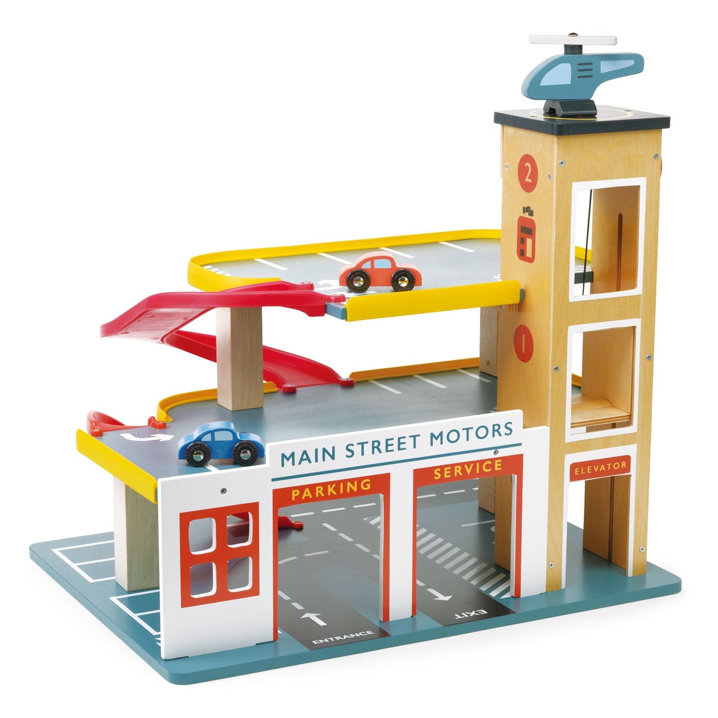 Garage à plusieurs niveaux avec ascenseur
