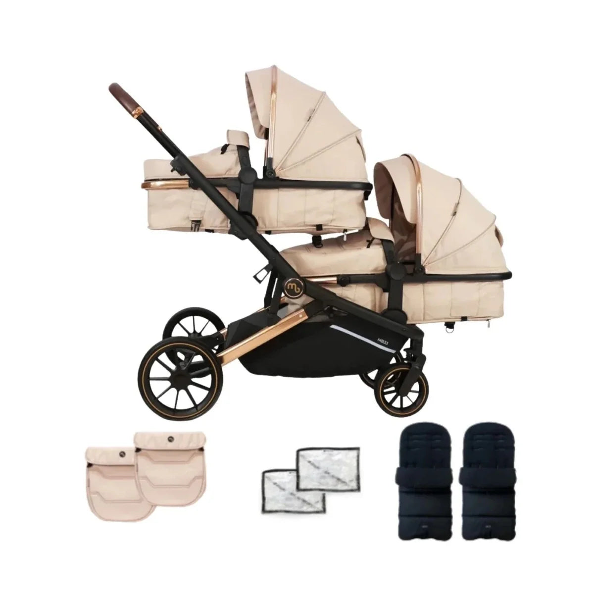 My Babiie MB33 Tandem Pushchair - Giraffe