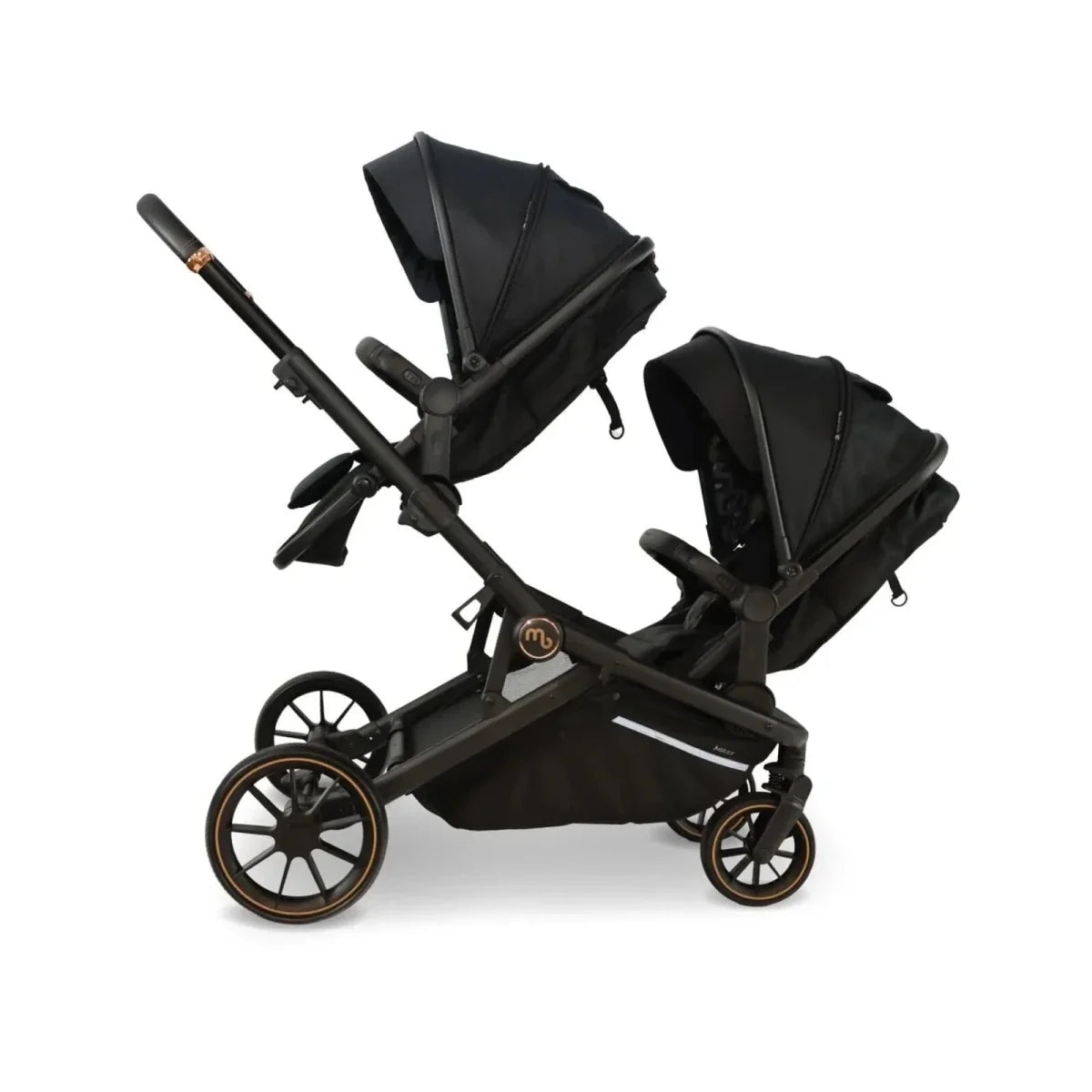 My Babiie MB33 Tandem Pushchair - Black Leopard