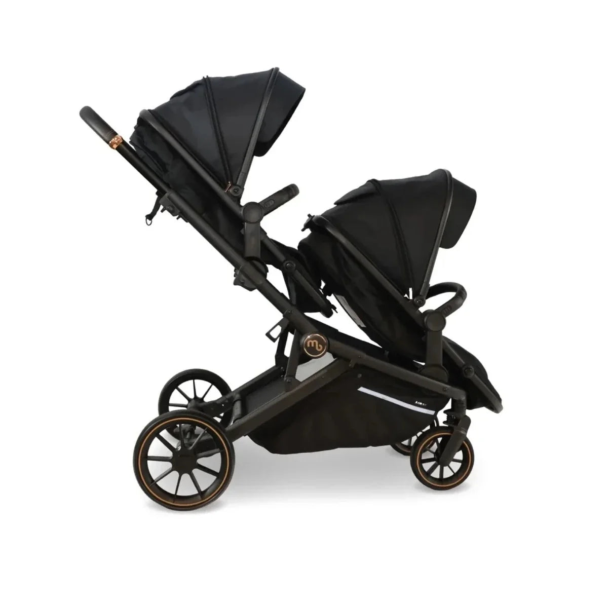 My Babiie MB33 Tandem Pushchair - Black Leopard
