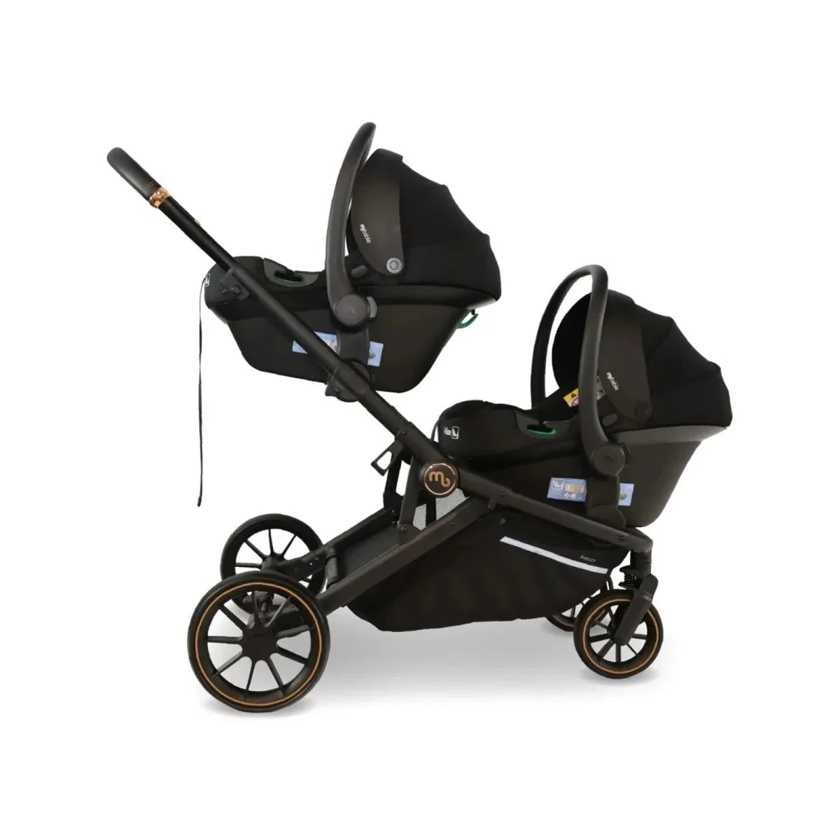 My Babiie MB33 Tandem Pushchair - Black Leopard
