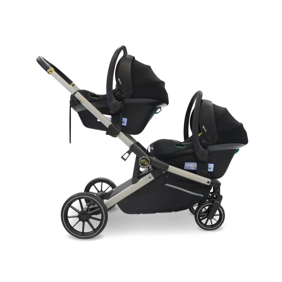My Babiie MB33 Tandem Pushchair - Ivory