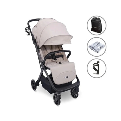 My Babiie MBX7 Auto-Fold Compact Stroller - Camel