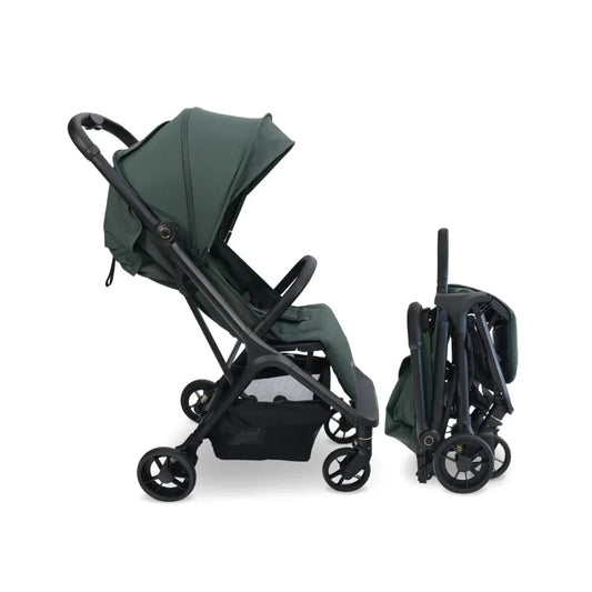 My Babiie MBX7 Auto-Fold Compact Stroller - Forest Green