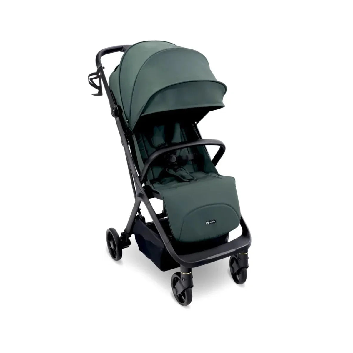 My Babiie MBX7 Auto-Fold Compact Stroller - Forest Green