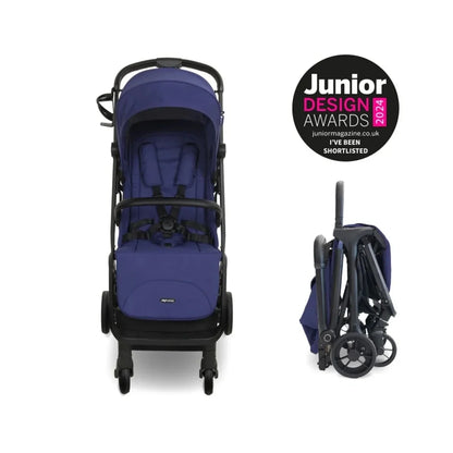 My Babiie MBX7 Auto-Fold Compact Stroller - Indigo