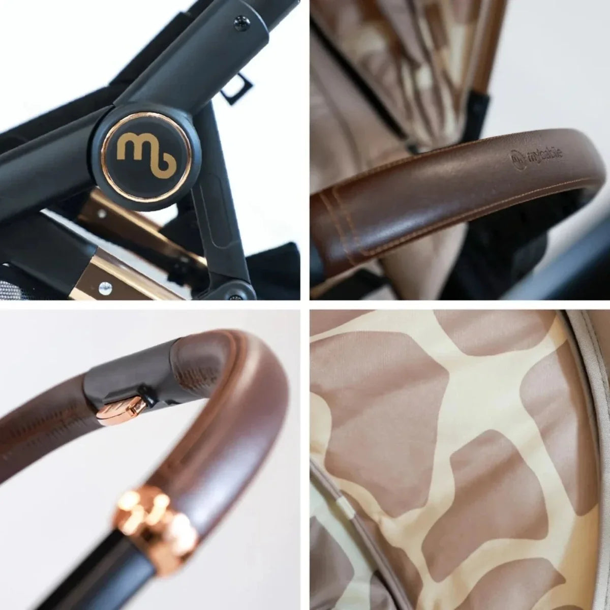 My Babiie MB33 Twin Travel System - Giraffe