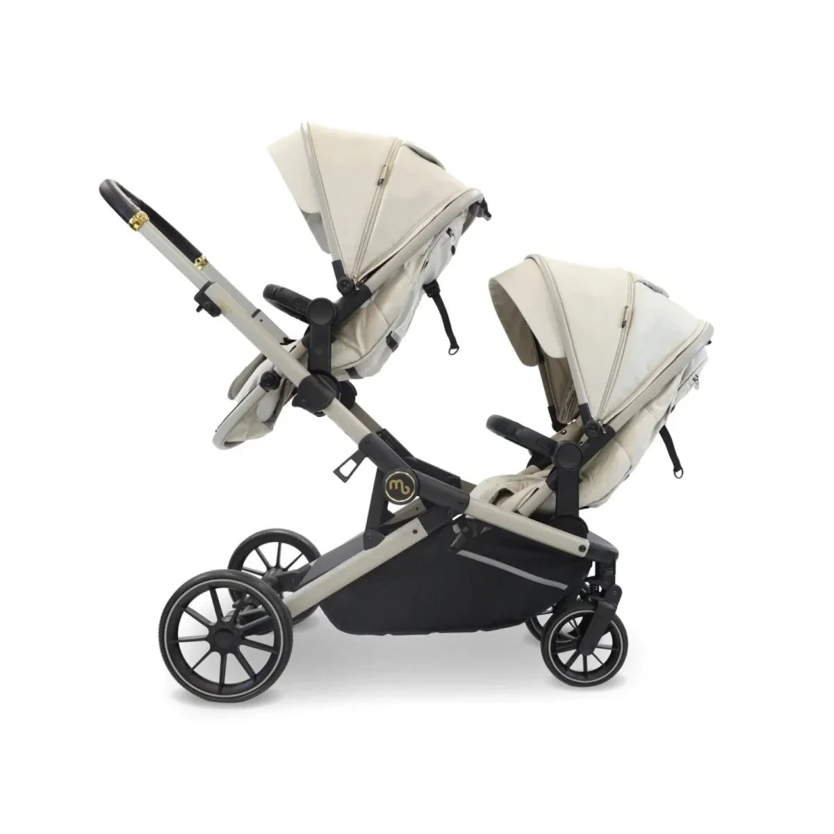 My Babiie MB33 Twin Travel System - Ivory