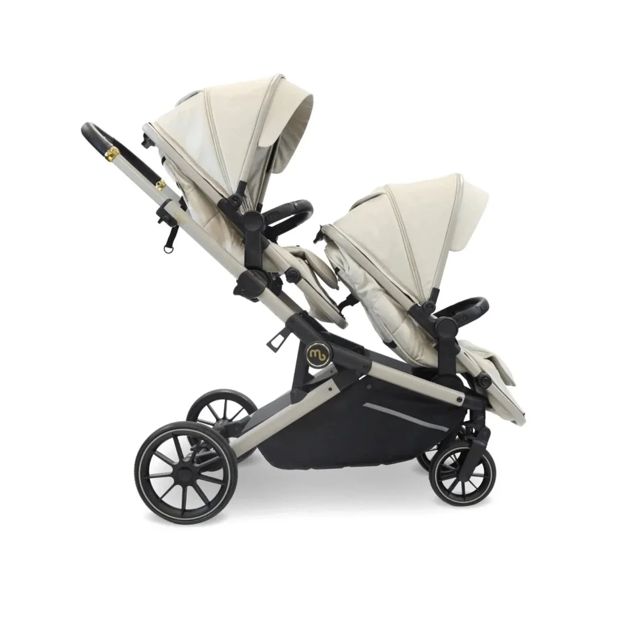 My Babiie MB33 Twin Travel System - Ivory
