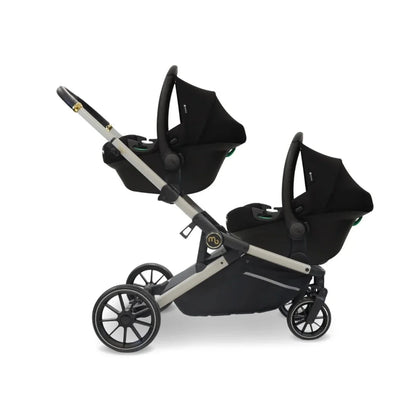 My Babiie MB33 Twin Travel System - Ivory