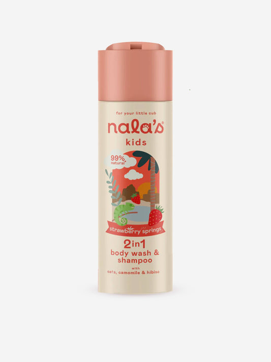 Nala's Baby 2 in 1 Wash & Shampoo Strawberry Springs 200ml
