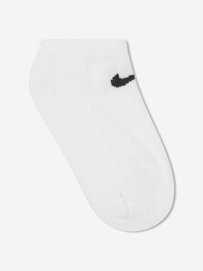 Nike Kids 3 Pack Basic No Show Socks Set in White