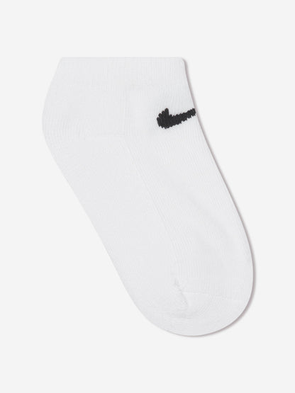 Nike Kids 3 Pack Basic No Show Socks Set in White
