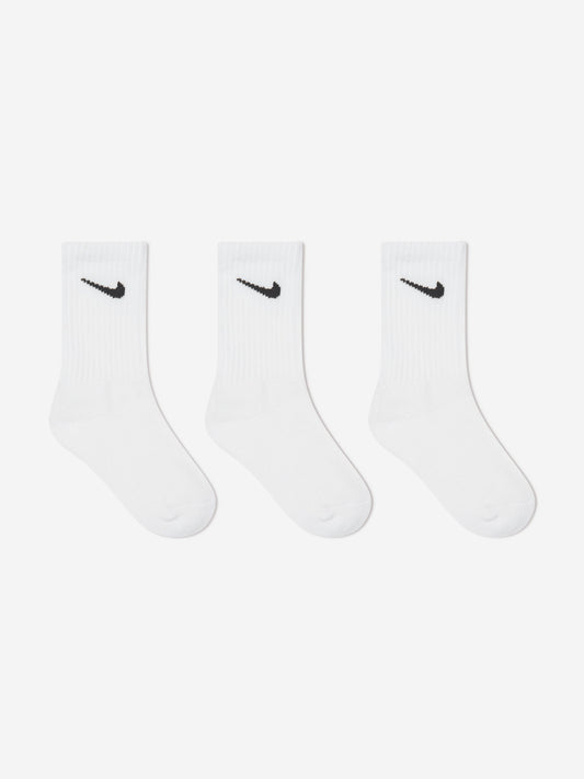 Nike Kids Basic 3 Pack Socks Set in White