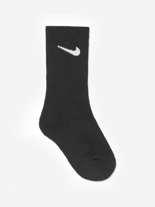 Nike Kids Basic 3 Pack Socks Set in Black