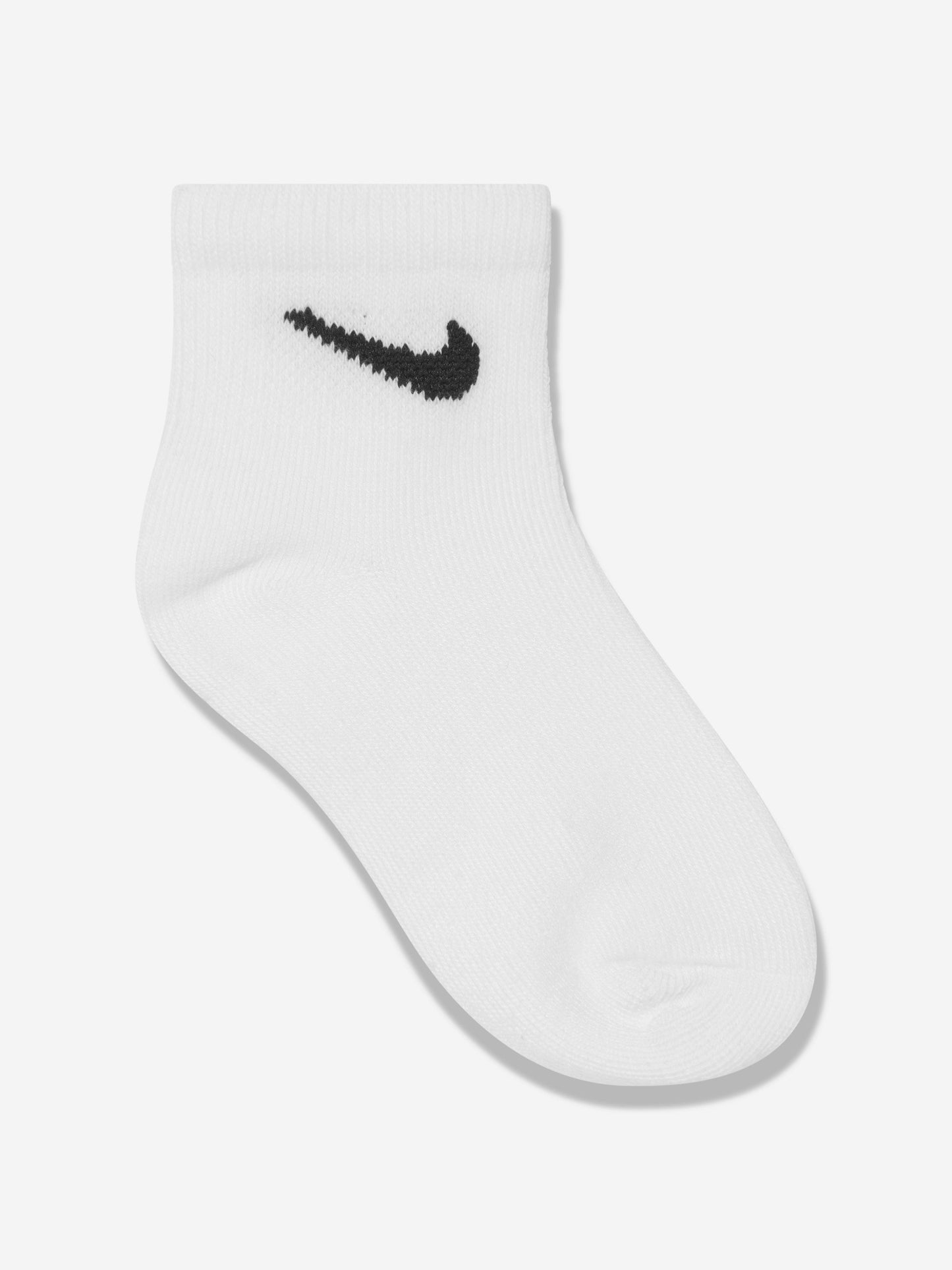 Nike Kids 6 Pack Socks Set in White