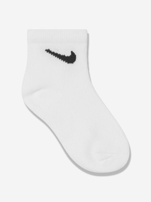Nike Kids 6 Pack Socks Set in White