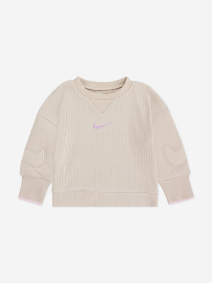 Nike Baby Readyset Tracksuit in Beige