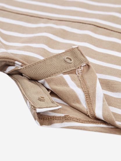 Nike Baby Essentials 2 Pack Romper Set in Beige