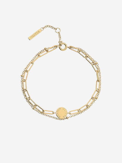 Olivia Burton Illusion Stacking Bracelet in Gold (165mm)