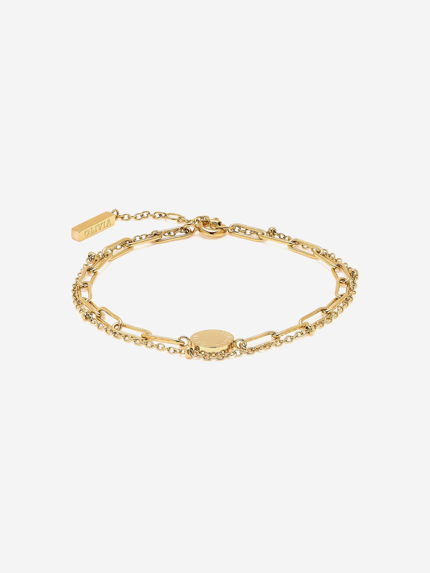 Olivia Burton Illusion Stacking Bracelet in Gold (165mm)