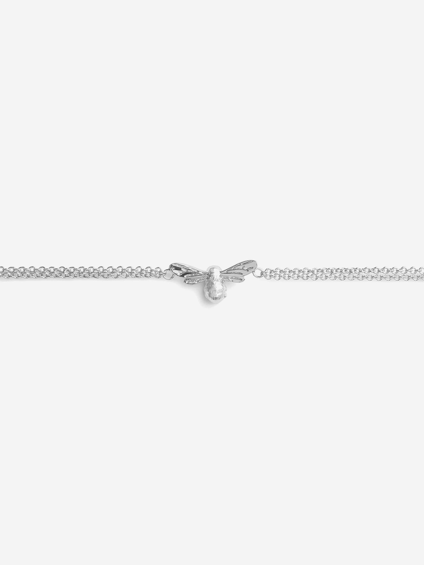 Olivia Burton Lucky Bee Bracelet in Silver (20.7cm)