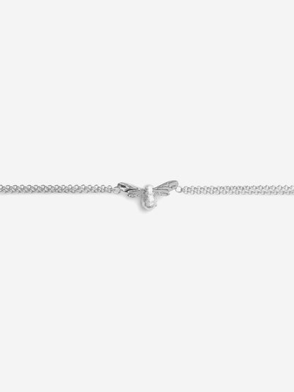 Olivia Burton Lucky Bee Bracelet in Silver (20.7cm)