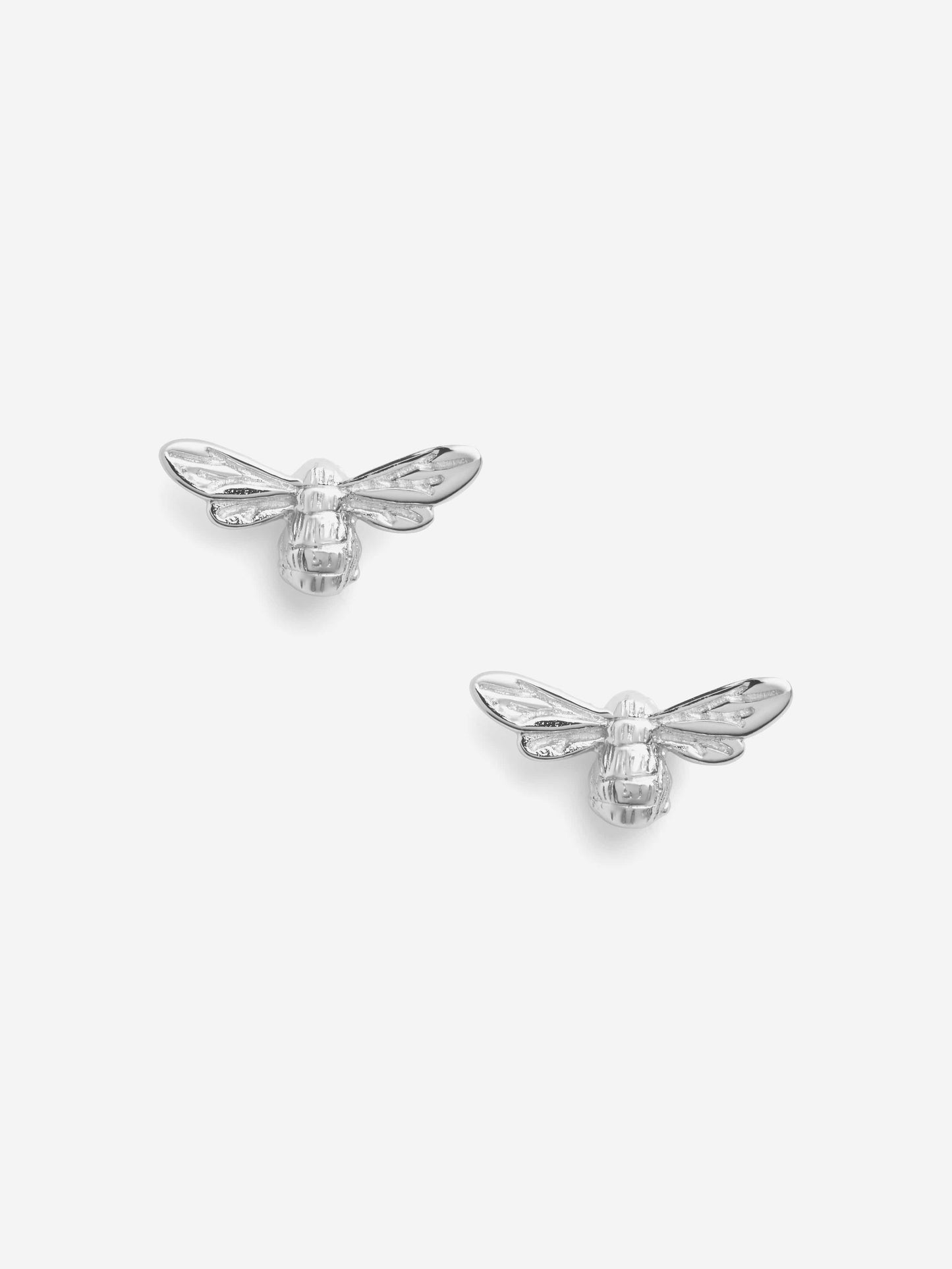Olivia Burton Lucky Bee Stud Earrings in Silver