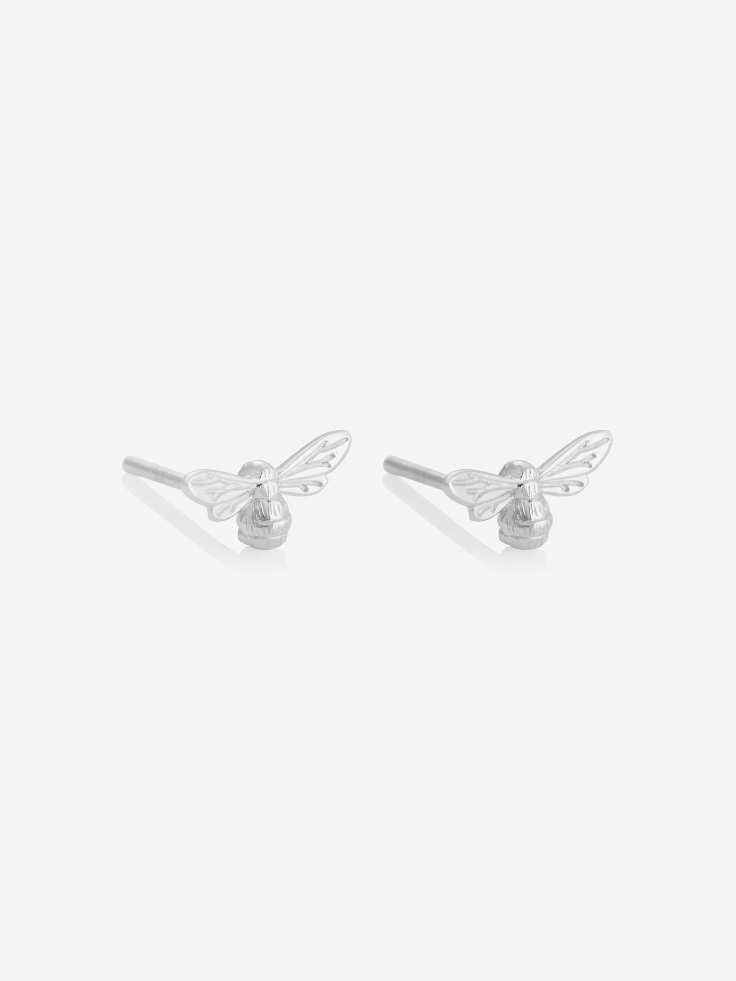 Olivia Burton Lucky Bee Stud Earrings in Silver