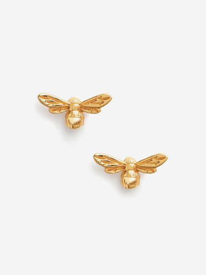 Olivia Burton Lucky Bee Stud Earrings in Gold