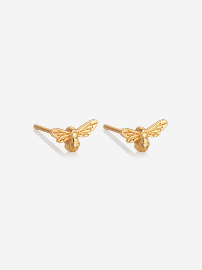 Olivia Burton Lucky Bee Stud Earrings in Gold