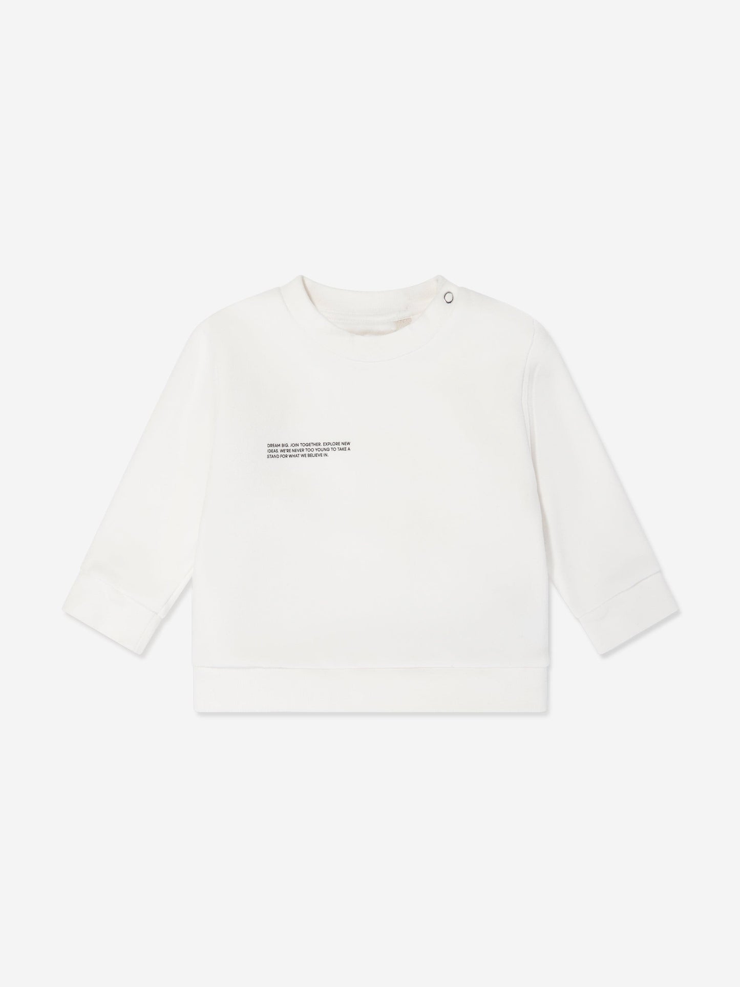 PANGAIA Baby 365 Midweight Sweatshirt in Ivory